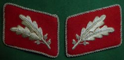 Early SA Oberfuhrer (High Colonel) Collar Tabs - General Staff