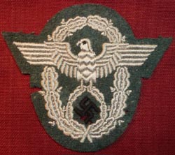 WW2 German Police Sleeve Eagle