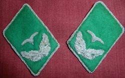 Luftwaffe Field Division 2nd Lieutenant Collar Tabs