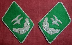 Luftwaffe Field Division 1st Lieutenant Collar Tabs