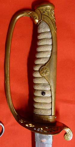 Japanese Pre-WW2 Military Officer Sword Kyu Gunto