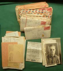 Large Lot of Letters, Photos + War Booty 788th Anti Aircraft Btn